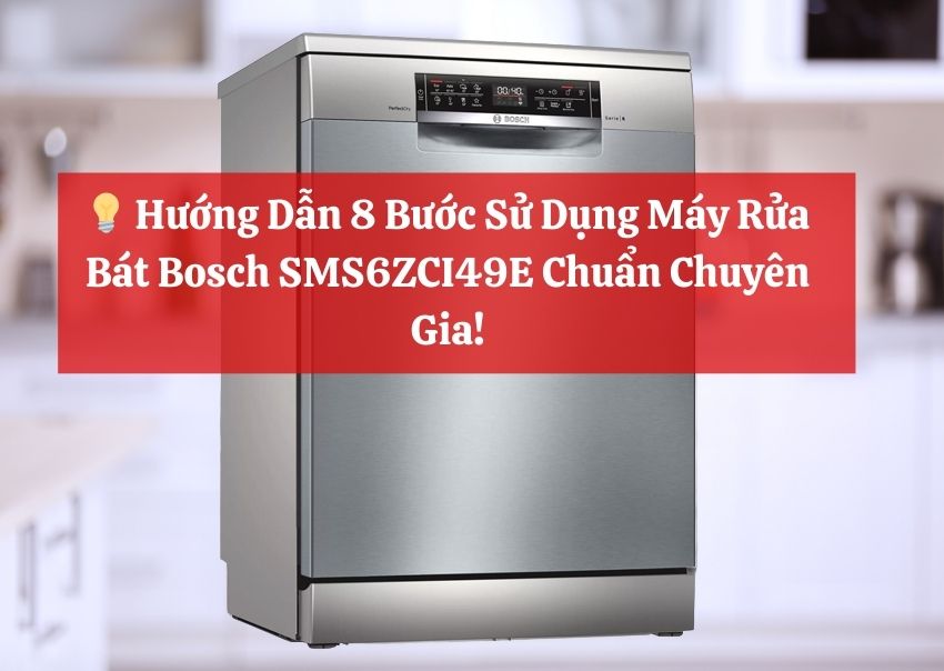 HƯỚNG DẪN BẢO DƯỠNG MÁY RỬA BÁT BOSCH ĐƠN GIẢN VÀ CHI TIẾT NHẤT