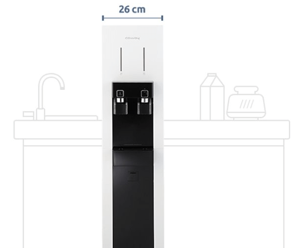 Máy lọc nước nóng lạnh Coway CHP-590R có thiết kế siêu mỏng