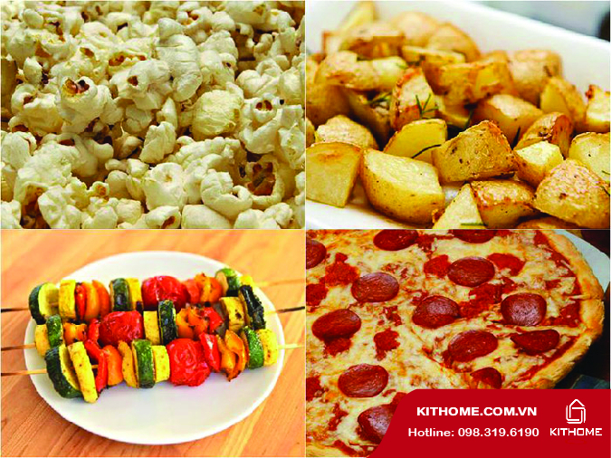 Một số món ăn có thể nấu và nướng bằng lò vi sóng