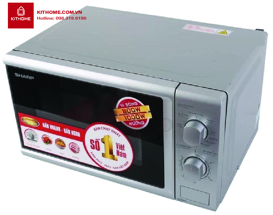 Đánh giá chi tiết lò vi sóng cơ Sharp R-G226VN-S