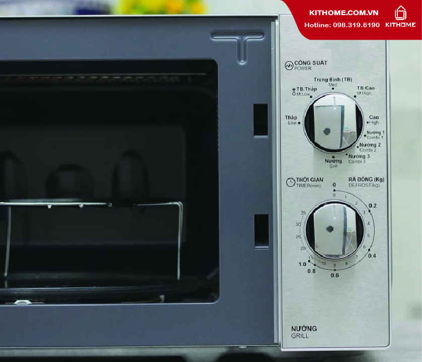 Công suất mạnh mẽ với 5 mức điều chỉnh