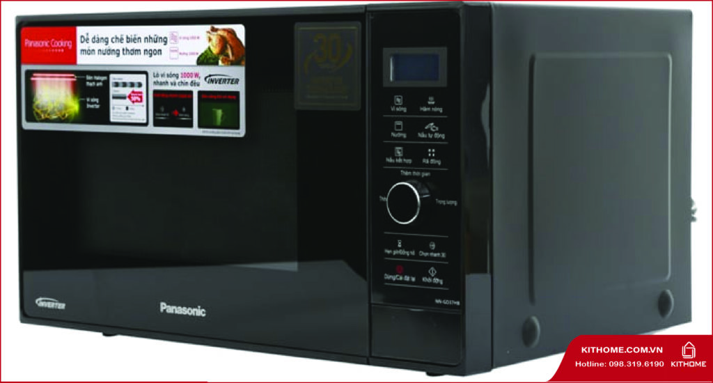 Đánh giá chi tiết lò vi sóng Panasonic NN GD37HBYUE Đánh giá chi tiết lò vi sóng Panasonic NN GD37HBYUE