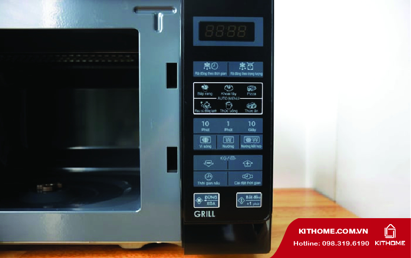 Bảng điều khiển có ghi tiếng Việt tiện lợi cho người dùng Bảng điều khiển có ghi tiếng Việt tiện lợi cho người dùng