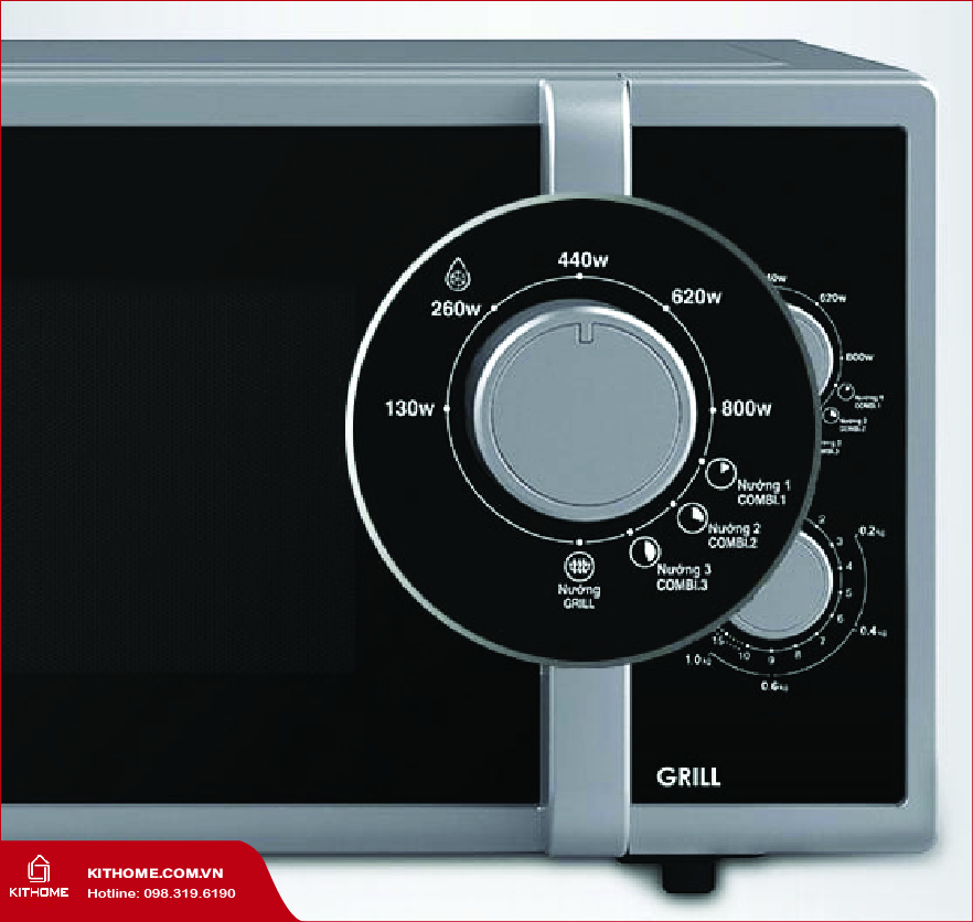 Công suất mạnh mẽ, có 5 mức điều chỉnh