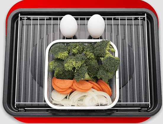 lò vi sóng Sharp AX-1700VN cho phép sử dụng dụng cụ nấu nướng bằng kim loại