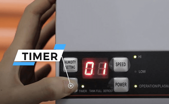 Máy hút ẩm gia đình Edison ED-16BE có tính năng hẹn giờ