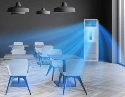 Điều hòa S-48PB3H5/U-48PSB3H5 có khả năng điều chỉnh đảo gió 4 hướng