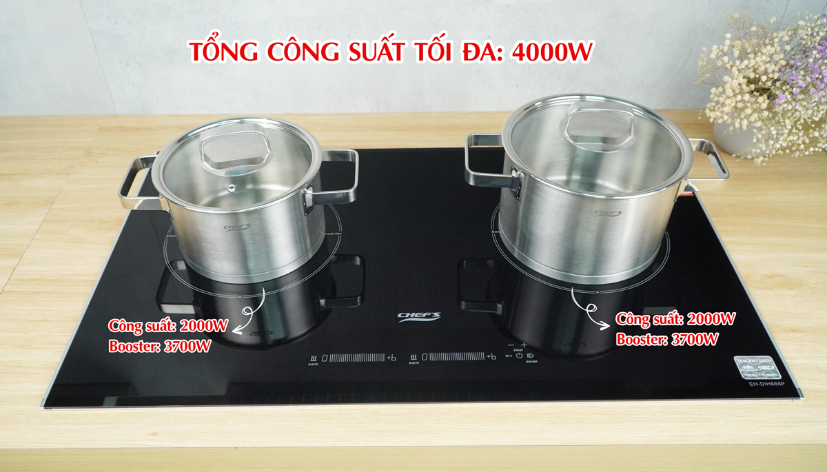 888p-cong-suat Bếp từ Chefs EH-DIH888P