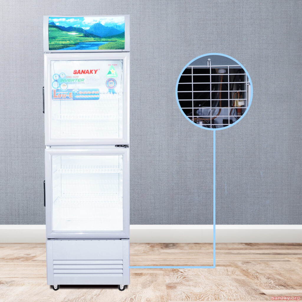 Tủ Mát Sanaky 2 Cánh Inverter VH-358W3L – Sự Lựa Chọn Hoàn Hảo Cho Việc Bảo Quản Thực Phẩm