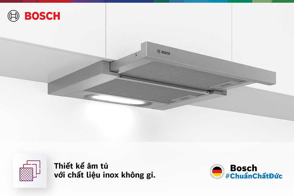 Máy Hút Mùi Âm Tủ Bosch DFT63AC50 – Thiết Kế Thanh Lịch Và Hiệu Suất Mạnh Mẽ