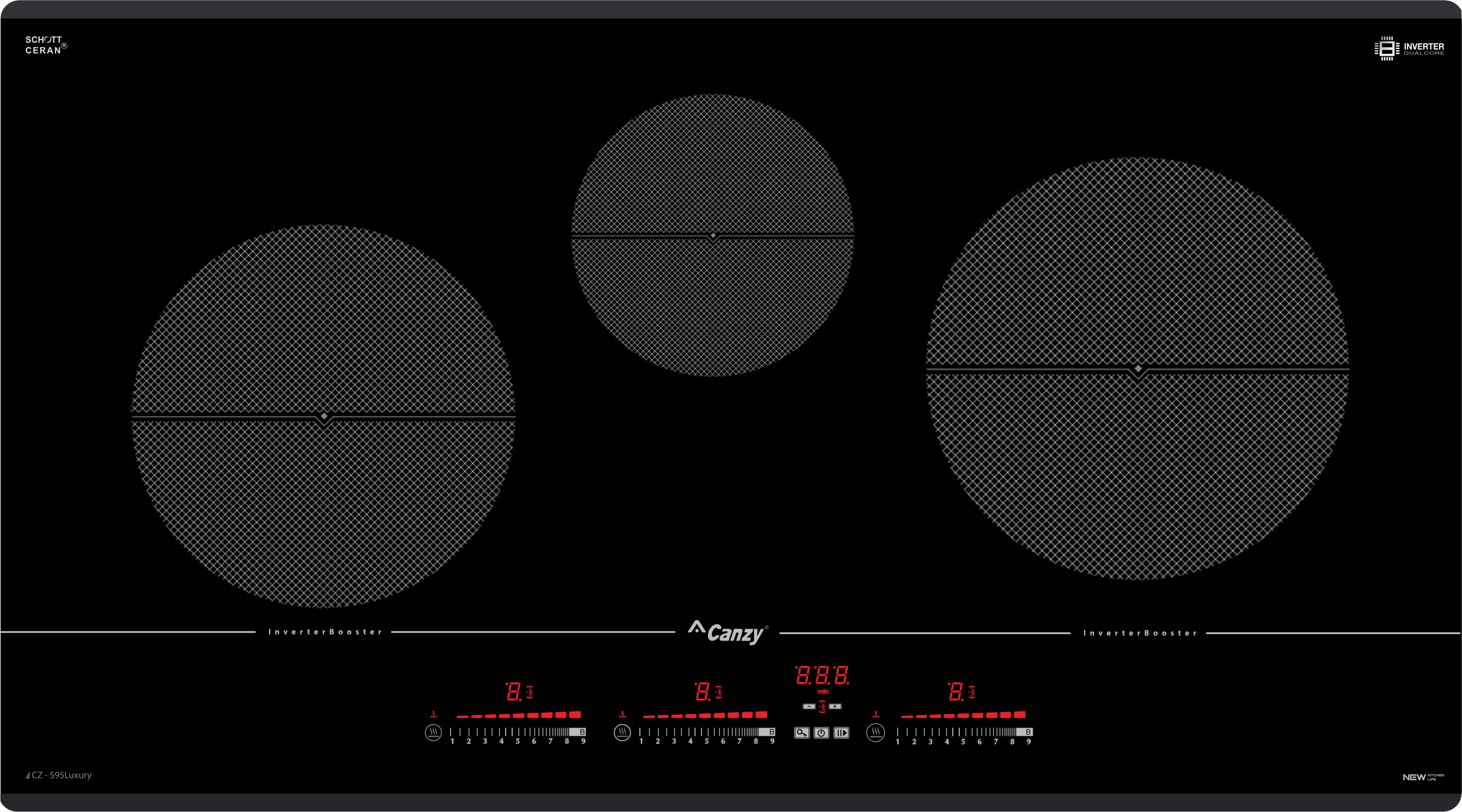Bếp từ Canzy CZ-595LUXURY Bếp từ Canzy CZ-595LUXURY