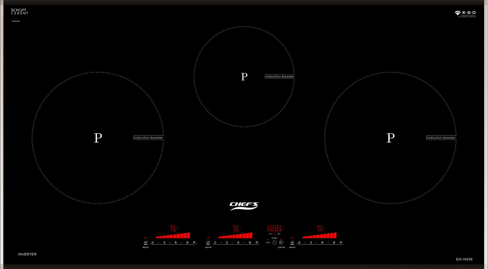 Toàn cảnh - Bếp từ Chefs EH-IH536 Toàn cảnh - Bếp từ Chefs EH-IH536