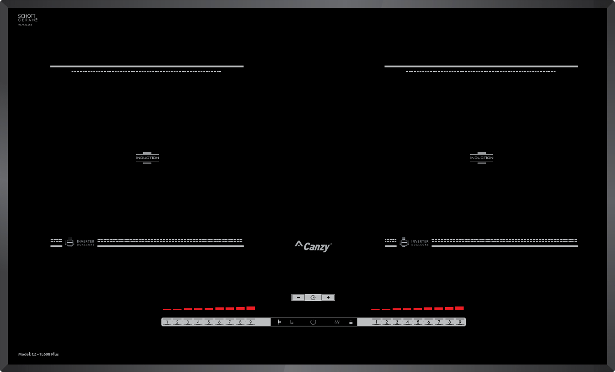 Toàn cảnh - Bếp từ Canzy CZ-TL608 Plus - Nhập khẩu nguyên chiếc từ Thái Lan Toàn cảnh - Bếp từ Canzy CZ-TL608 Plus - Nhập khẩu nguyên chiếc từ Thái Lan