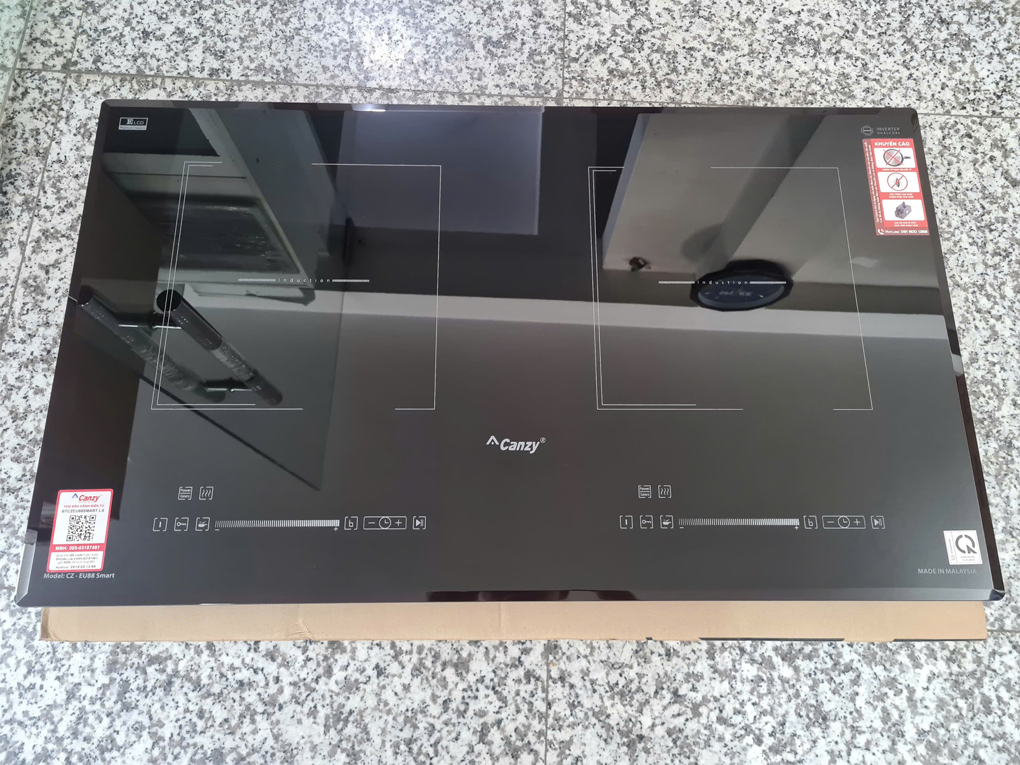 Toàn cảnh - Bếp từ Canzy CZ-EU88Smart - Nhập khẩu nguyên chiếc từ Malaysia Toàn cảnh - Bếp từ Canzy CZ-EU88Smart - Nhập khẩu nguyên chiếc từ Malaysia