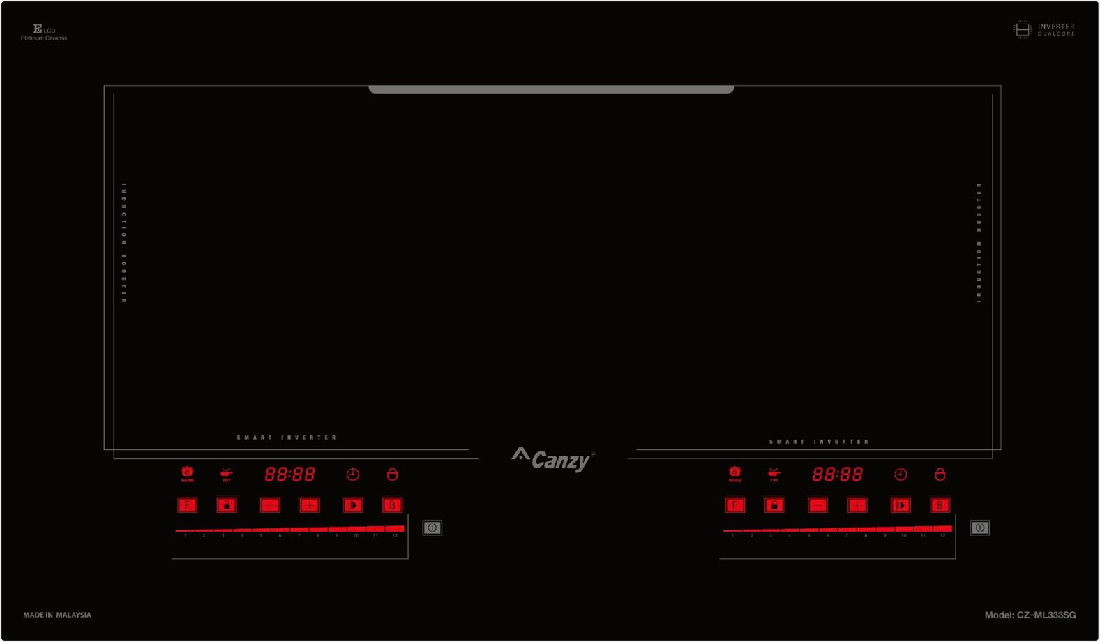Toàn cảnh - Bếp từ Canzy CZ-ML333SG - Nhập khẩu nguyên chiếc từ Malaysia Toàn cảnh - Bếp từ Canzy CZ-ML333SG - Nhập khẩu nguyên chiếc từ Malaysia
