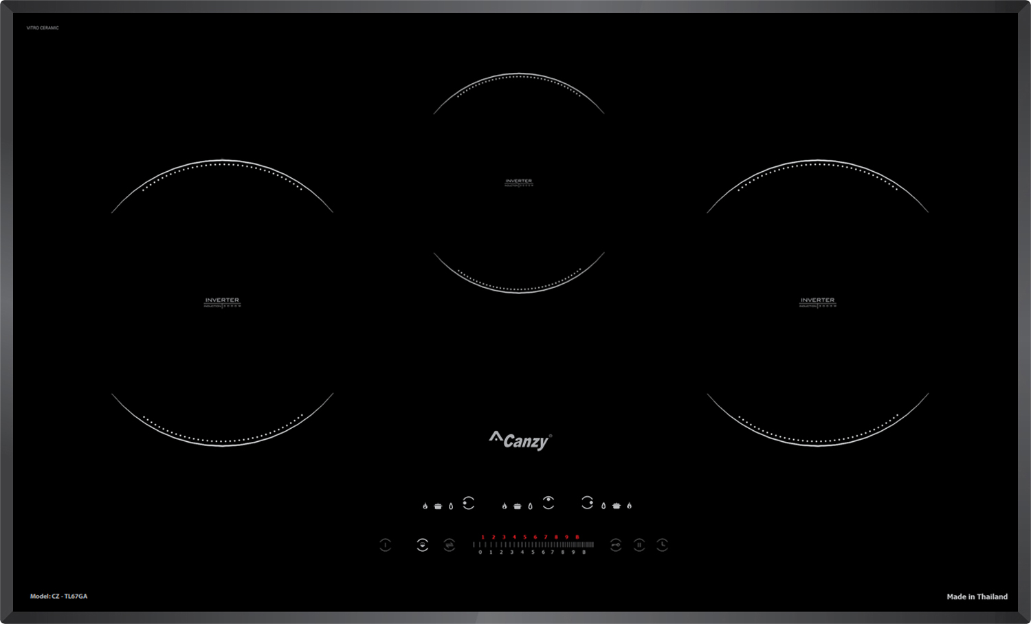 Toàn cảnh - Bếp từ Canzy CZ-TL67GA - Nhập khẩu nguyên chiếc từ Thái Lan Toàn cảnh - Bếp từ Canzy CZ-TL67GA - Nhập khẩu nguyên chiếc từ Thái Lan