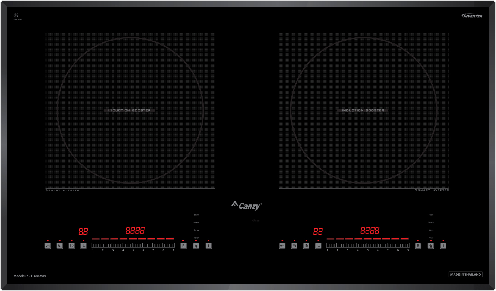 Toàn cảnh - Bếp từ Canzy CZ-TL688Max - Nhập khẩu nguyên chiếc từ Thái Lan Toàn cảnh - Bếp từ Canzy CZ-TL688Max - Nhập khẩu nguyên chiếc từ Thái Lan