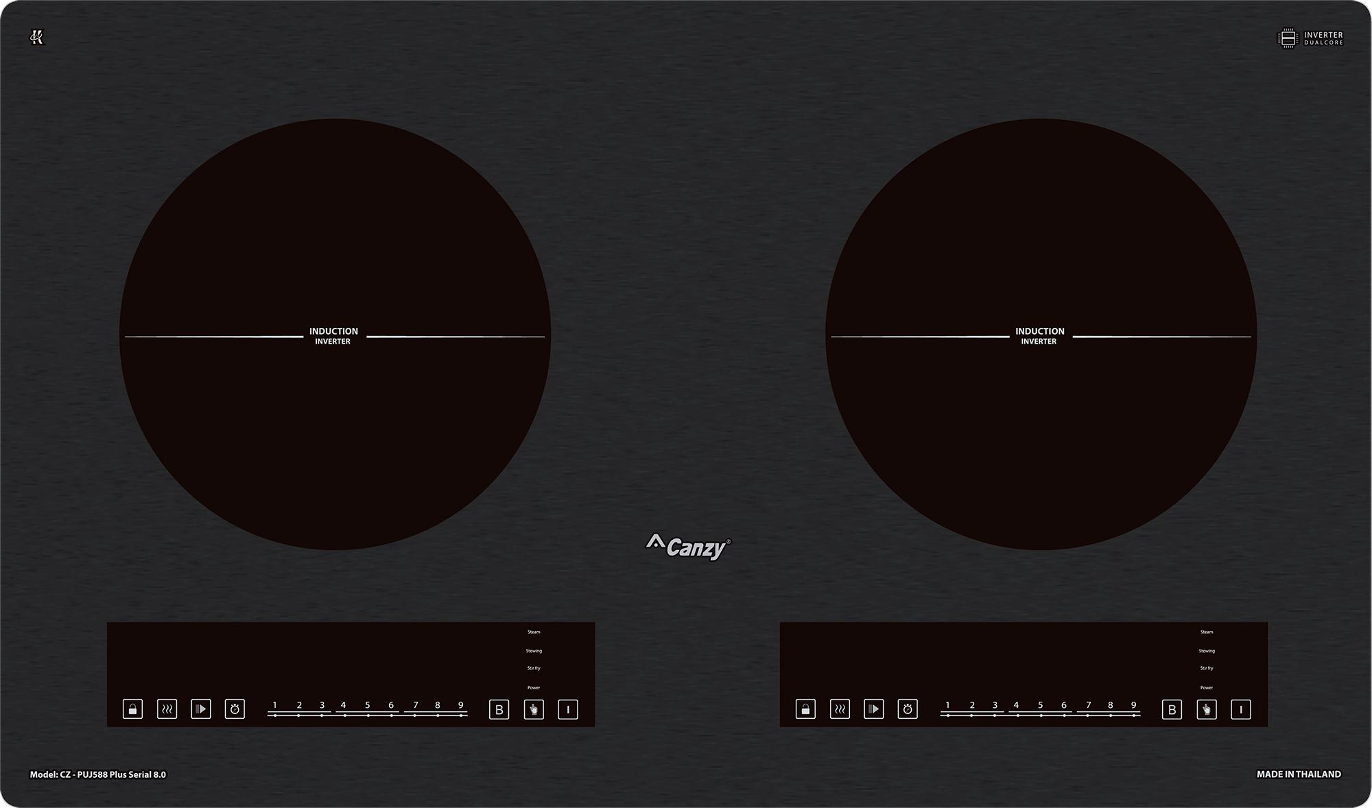 Toàn cảnh - Bếp từ Canzy CZ-PUJ588 Plus Serial 8.0 - Nhập khẩu nguyên chiếc từ Thái Lan Toàn cảnh - Bếp từ Canzy CZ-PUJ588 Plus Serial 8.0 - Nhập khẩu nguyên chiếc từ Thái Lan