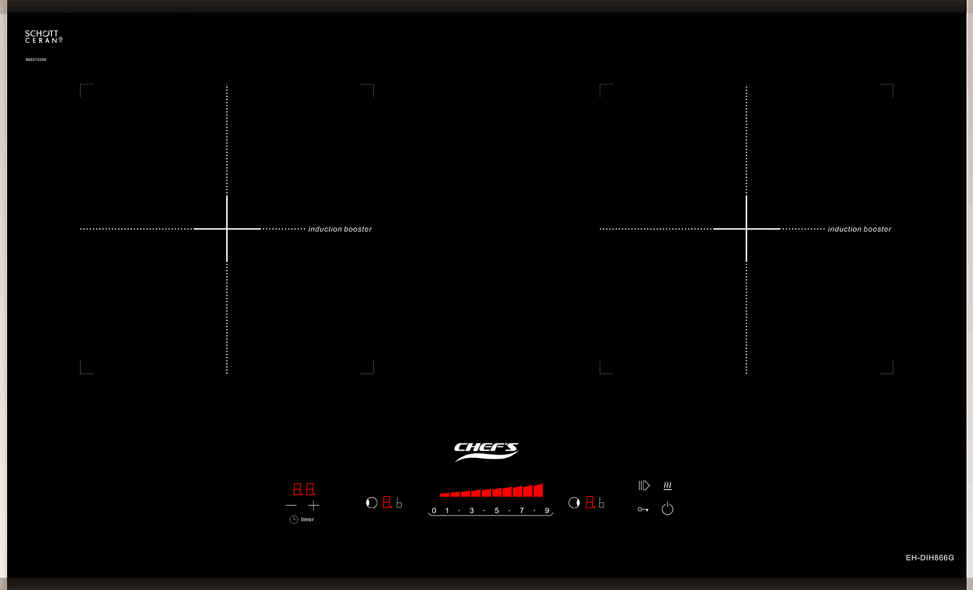 Bếp từ Chefs EH-DIH866G Bếp từ Chefs EH-DIH866G