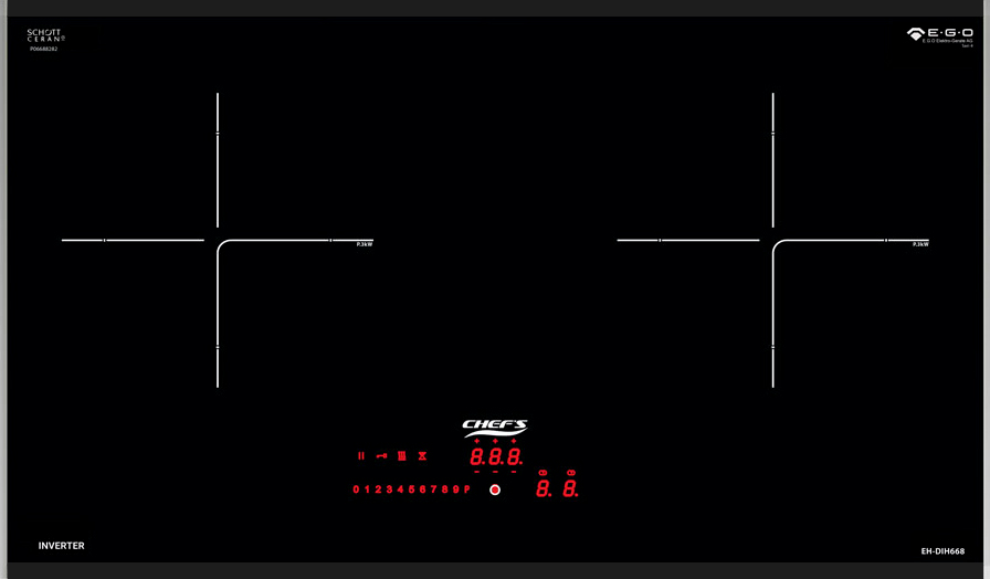 Toàn cảnh - Bếp từ Chefs EH-DIH668 - 100% linh kiện E.G.O - Germany Toàn cảnh - Bếp từ Chefs EH-DIH668 - 100% linh kiện E.G.O - Germany