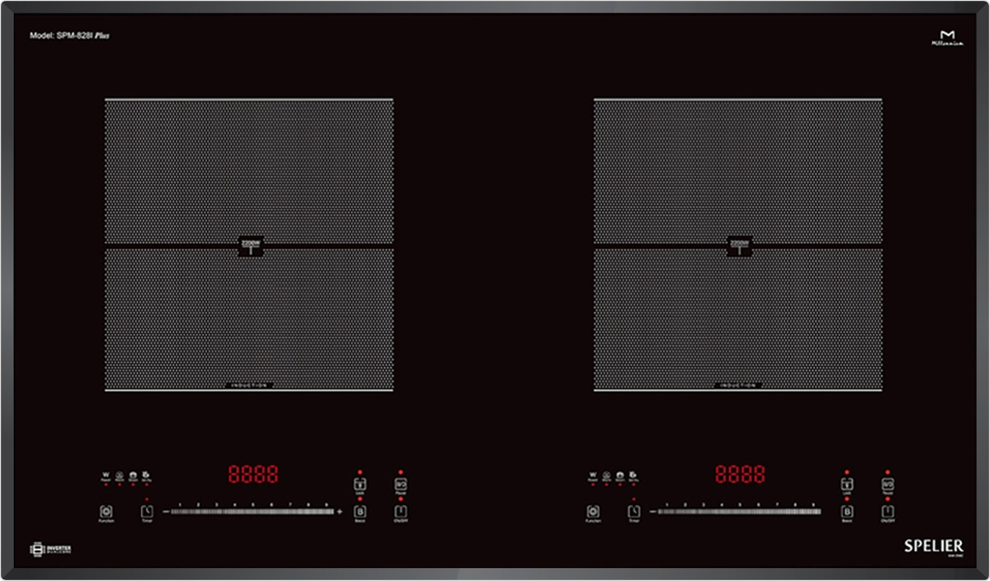 Toàn cảnh - Bếp từ Spelier SPM-828I Plus - Nhập khẩu nguyên chiếc từ Malaysia Toàn cảnh - Bếp từ Spelier SPM-828I Plus - Nhập khẩu nguyên chiếc từ Malaysia
