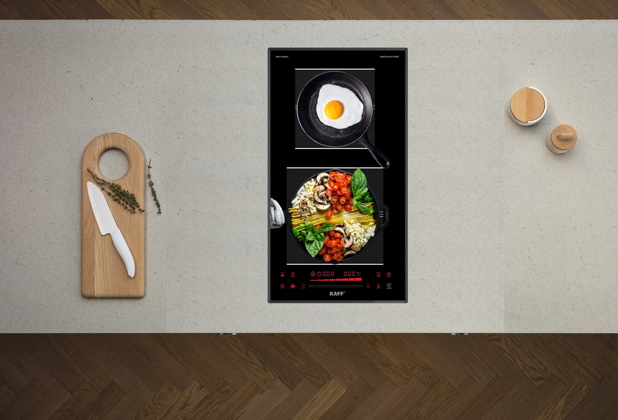 bep-tu-domino-kaff-kf-h33dis-5 Bếp từ Kaff KF-H33DIS