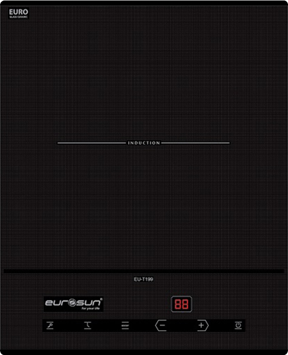 Bếp từ đơn đặt âm cao cấp | Eurosun EU-T199 | nhập khẩu nguyên chiếc từ Malaysia Bếp từ đơn đặt âm cao cấp | Eurosun EU-T199 | nhập khẩu nguyên chiếc từ Malaysia