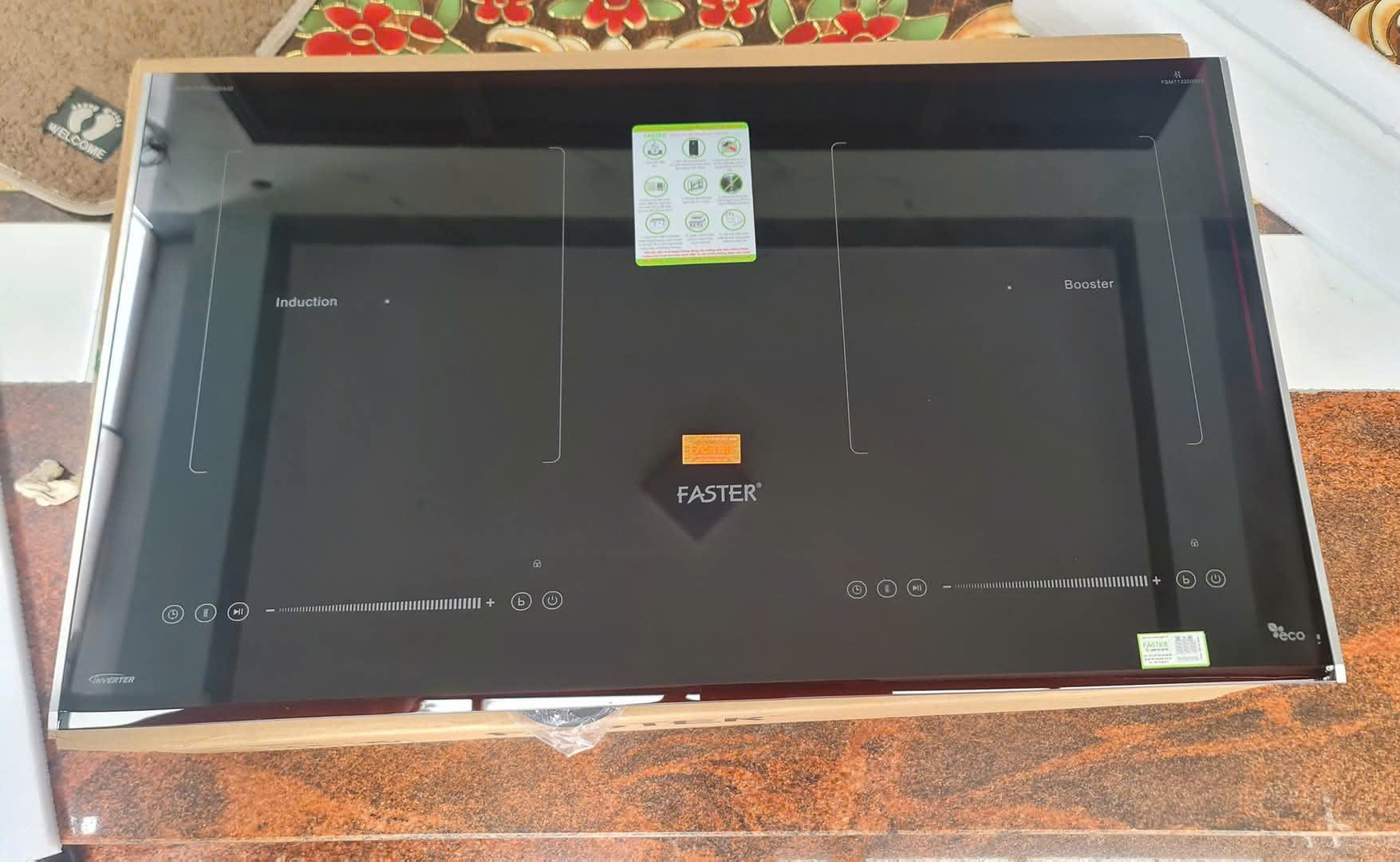 Bếp từ Faster FS 735I Plus | 2 vùng nấu | Inverter | 4600W | nhập khẩu nguyên chiếc từ Malaysia Bếp từ Faster FS 735I Plus | 2 vùng nấu | Inverter | 4600W | nhập khẩu nguyên chiếc từ Malaysia