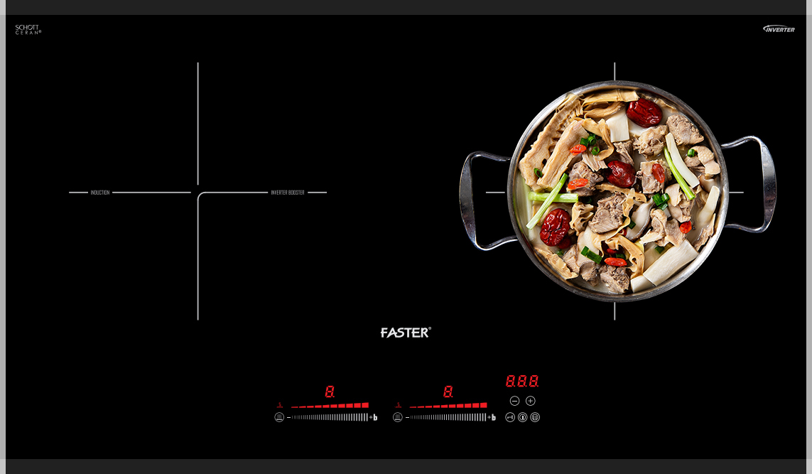 bep-tu-faster-fs-988i-3 Bếp từ Faster FS 988I