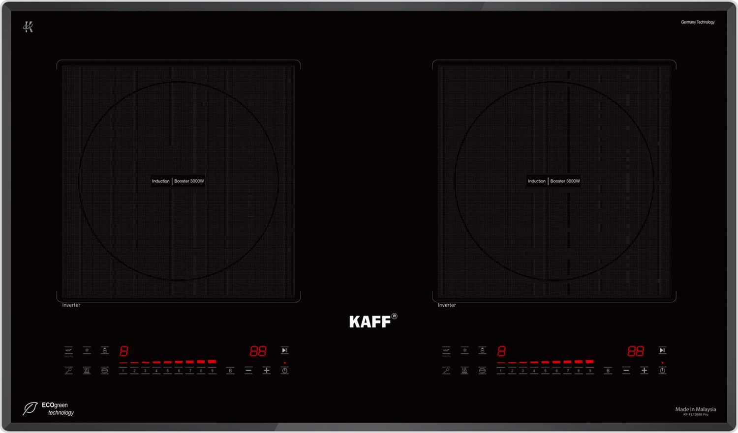 Toàn cảnh - Bếp từ Kaff KF-FL1368II Pro - Nhập khẩu nguyên chiếc từ Malaysia Toàn cảnh - Bếp từ Kaff KF-FL1368II Pro - Nhập khẩu nguyên chiếc từ Malaysia
