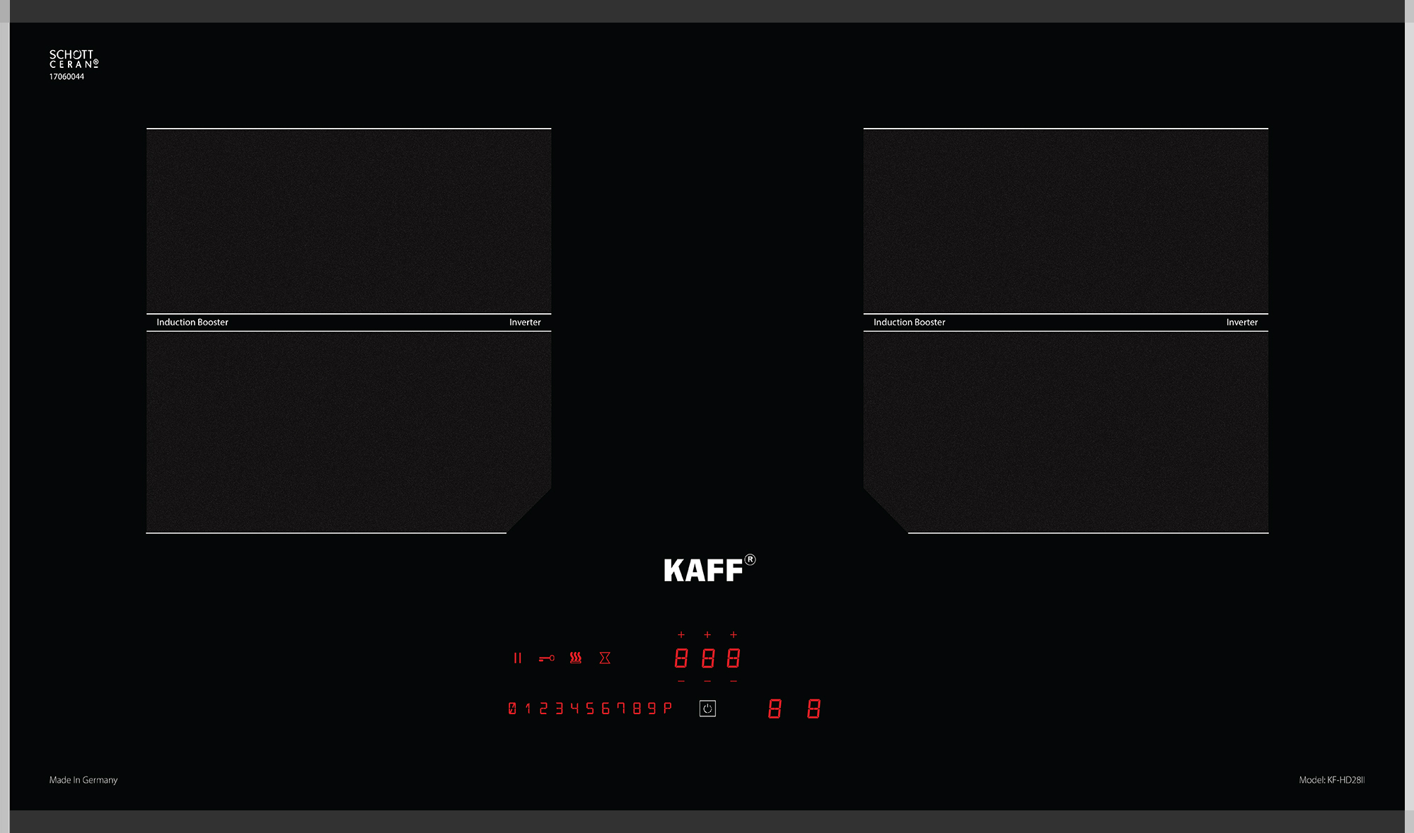 Toàn cảnh - Bếp từ Kaff KF-HD28II - Nhập khẩu nguyên chiếc từ CHLB Đức Toàn cảnh - Bếp từ Kaff KF-HD28II - Nhập khẩu nguyên chiếc từ CHLB Đức