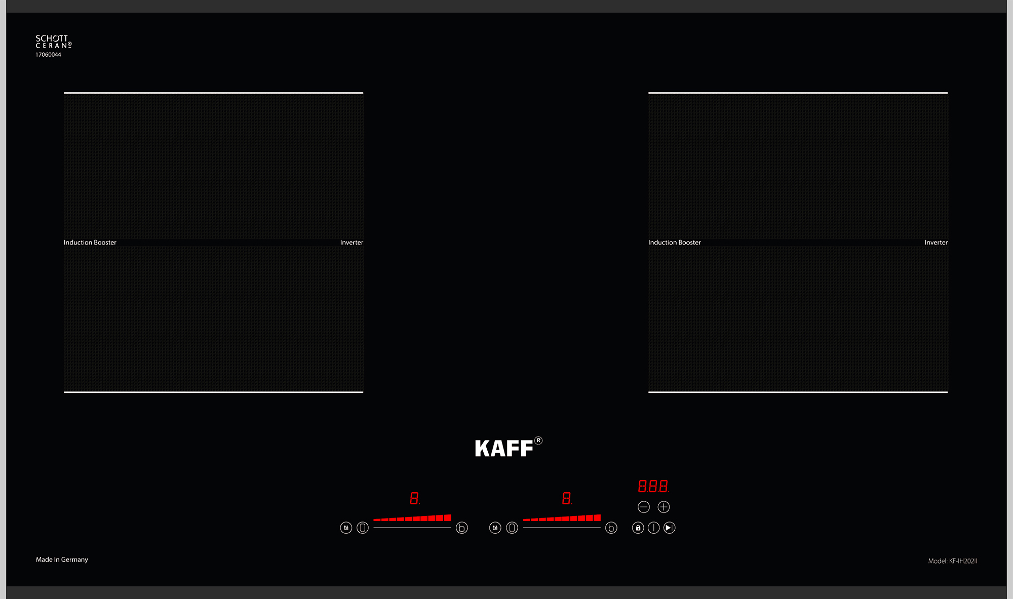 Toàn cảnh - Bếp từ Kaff KF-IH202II - Nhập khẩu nguyên chiếc từ CHLB Đức Toàn cảnh - Bếp từ Kaff KF-IH202II - Nhập khẩu nguyên chiếc từ CHLB Đức