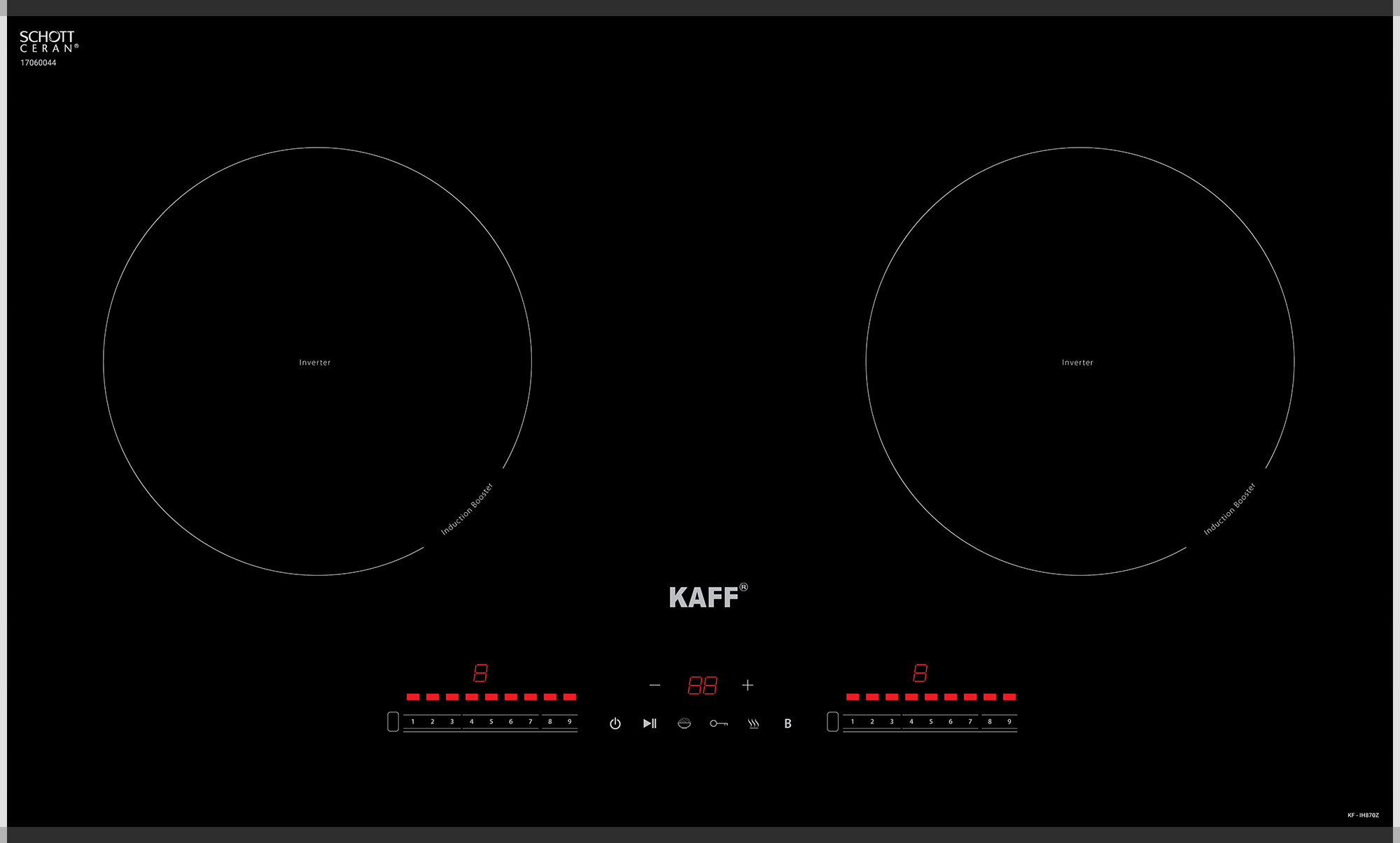 Toàn cảnh - Bếp từ Kaff KF-IH870Z - Nhập khẩu nguyên chiếc từ CHLB Đức Toàn cảnh - Bếp từ Kaff KF-IH870Z - Nhập khẩu nguyên chiếc từ CHLB Đức
