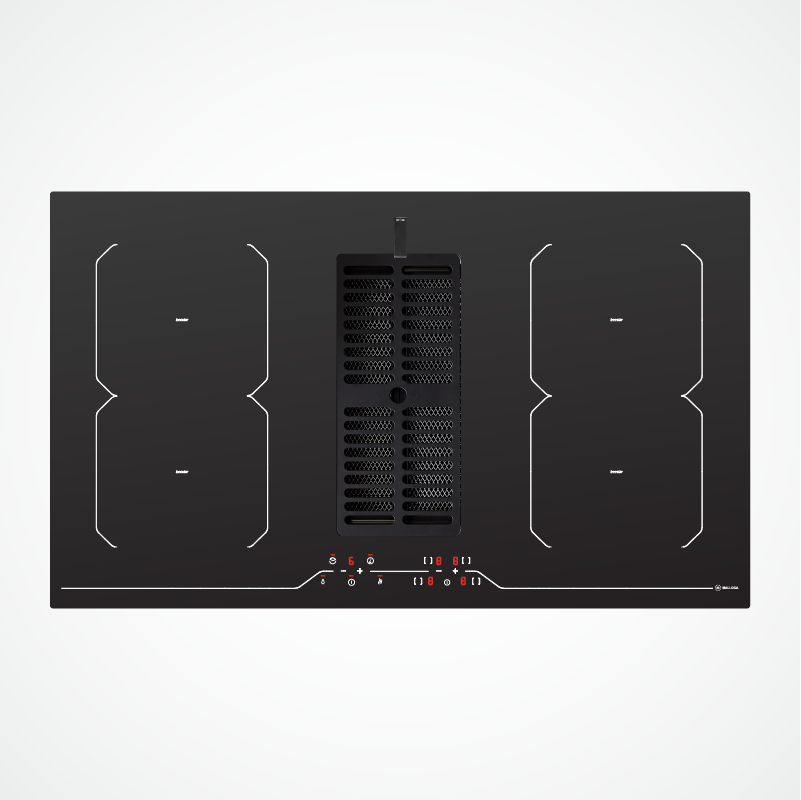 Bếp từ kết hợp máy hút mùi Malloca HIH-864 LI