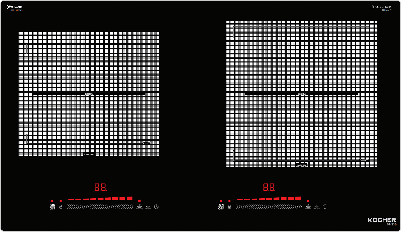 Toàn cảnh - Bếp từ Kocher DI-339 - Nhập khẩu nguyên chiếc từ Hàn Quốc Toàn cảnh - Bếp từ Kocher DI-339 - Nhập khẩu nguyên chiếc từ Hàn Quốc