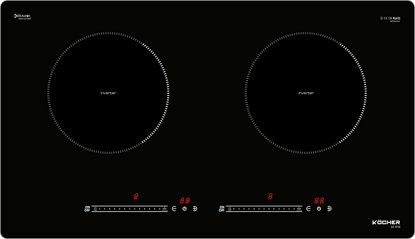 Toàn cảnh - Bếp từ Kocher DI-616 - Nhập khẩu nguyên chiếc từ Malaysia Toàn cảnh - Bếp từ Kocher DI-616 - Nhập khẩu nguyên chiếc từ Malaysia