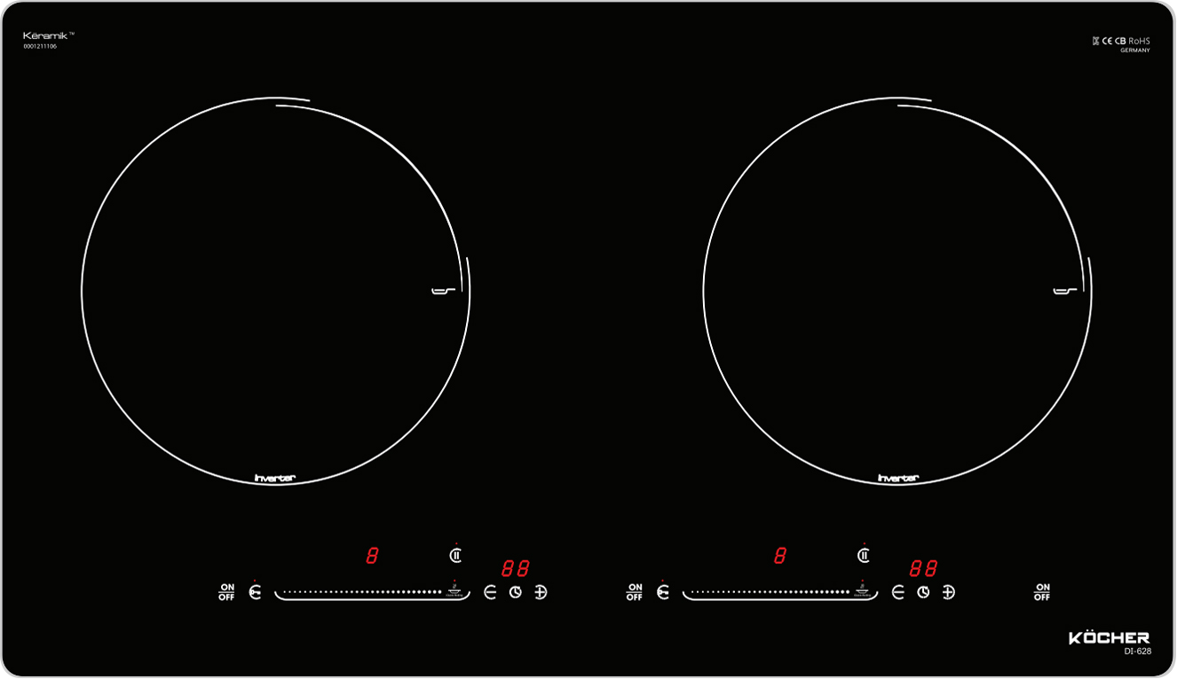 Toàn cảnh - Bếp từ Kocher DI-628 - Nhập khẩu nguyên chiếc từ Malaysia Toàn cảnh - Bếp từ Kocher DI-628 - Nhập khẩu nguyên chiếc từ Malaysia