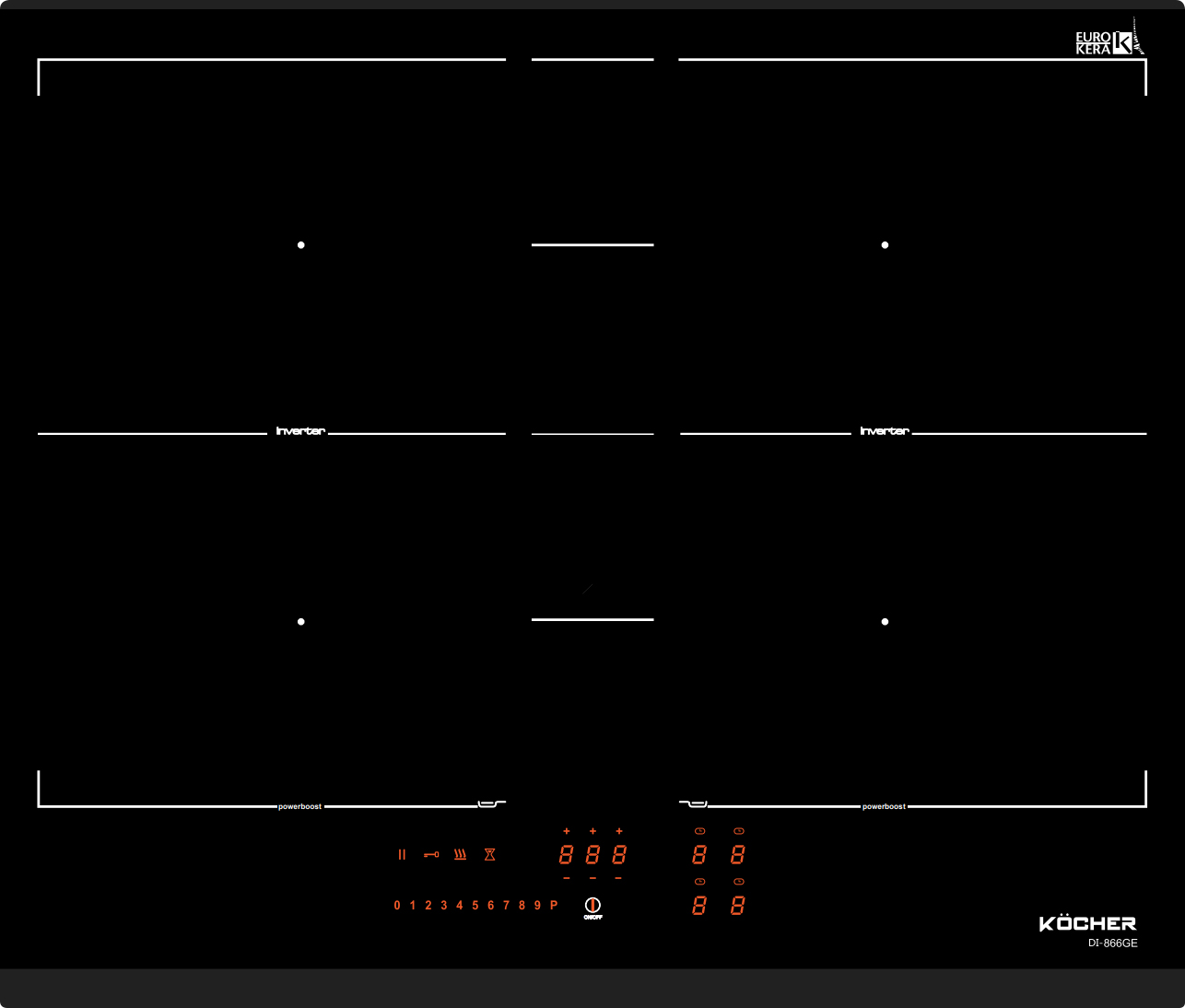 Bếp từ Kocher DI-866GE
