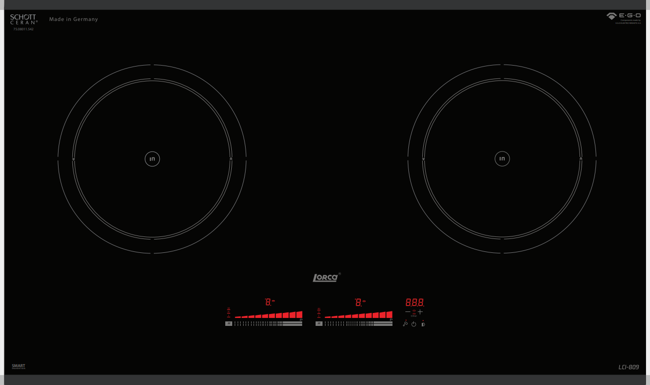 Bếp từ Lorca LCI-809 nhập khẩu nguyên chiếc từ CHLB Đức Bếp từ Lorca LCI-809 nhập khẩu nguyên chiếc từ CHLB Đức