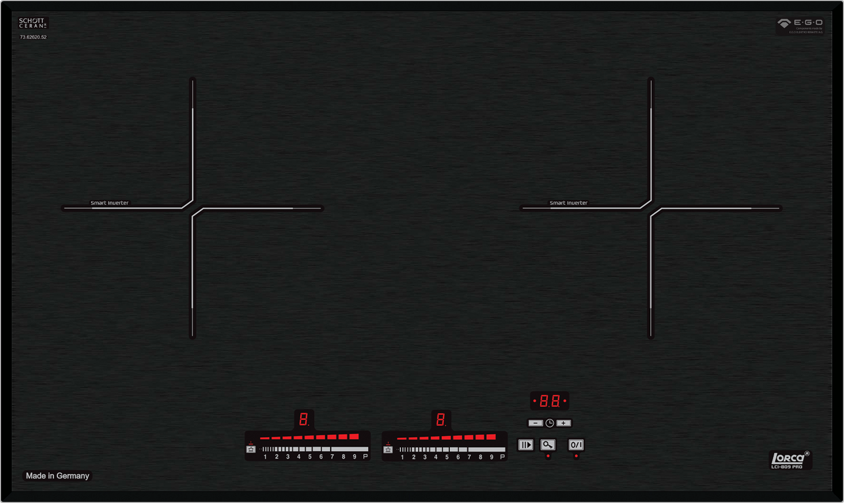 Toàn cảnh - Bếp từ Lorca LCI-809 Pro - Nhập khẩu nguyên chiếc từ CHLB Đức Toàn cảnh - Bếp từ Lorca LCI-809 Pro - Nhập khẩu nguyên chiếc từ CHLB Đức