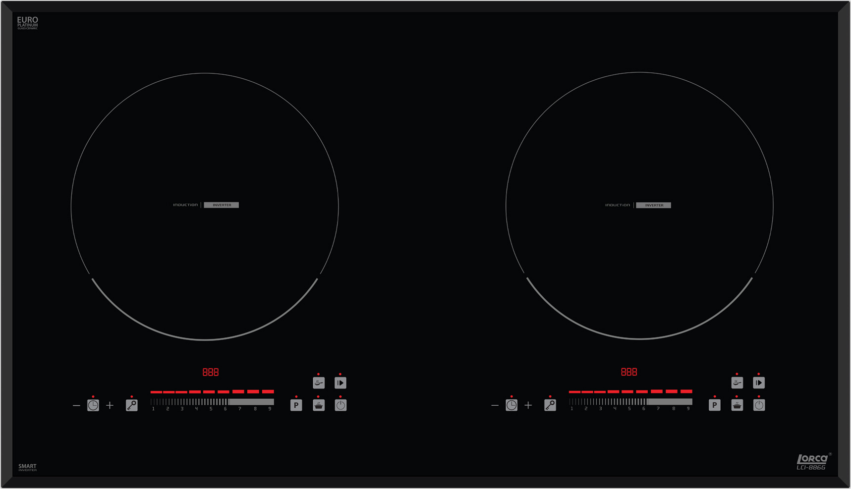 Toàn cảnh - Bếp từ Lorca LCI-886G - Nhập khẩu nguyên chiếc từ Malaysia Toàn cảnh - Bếp từ Lorca LCI-886G - Nhập khẩu nguyên chiếc từ Malaysia