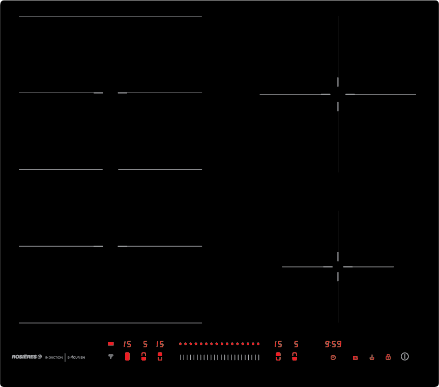 Toàn cảnh - Bếp từ Rosieres RES63E - Nhập khẩu nguyên chiếc từ Pháp Toàn cảnh - Bếp từ Rosieres RES63E - Nhập khẩu nguyên chiếc từ Pháp