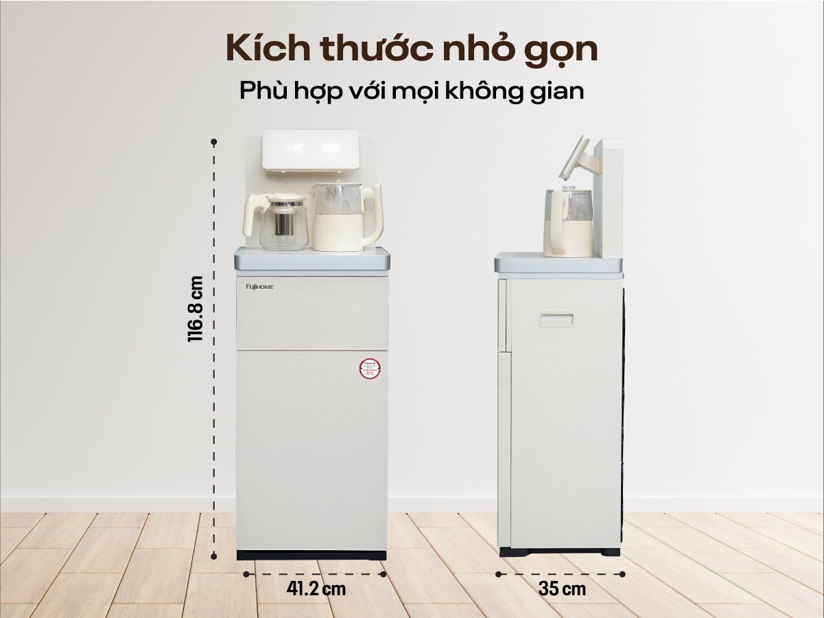 Kích thước cây nước nóng lạnh bình âm Cây nước nóng lạnh bình âm