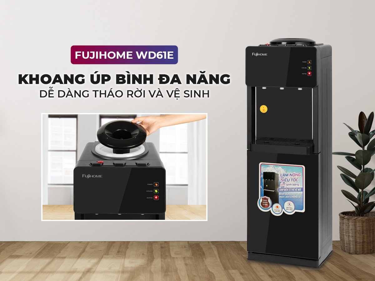 Cây nước nóng lạnh FujiHome WD61E