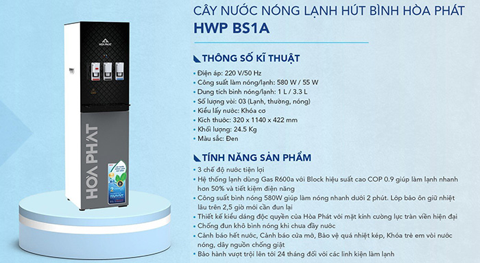 Thông số kỹ thuật Hòa Phát HWP BS1A