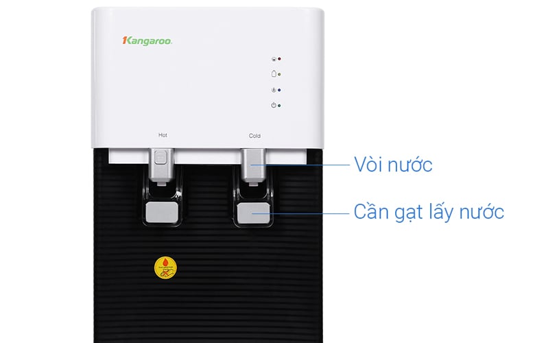 Cây nước nóng lạnh Kangaroo KG49A3 có vòi nước và công tắc nóng lạnh độc lập
