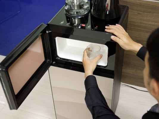 Cây nước nóng lạnh kết hợp bàn pha trà, cafe FujiE WD1170C