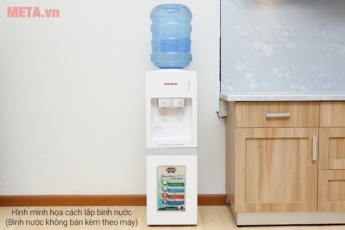 Cây nước nóng lạnh Sunhouse SHD9602 sở hữu thiết kế dạng cây hiện đại