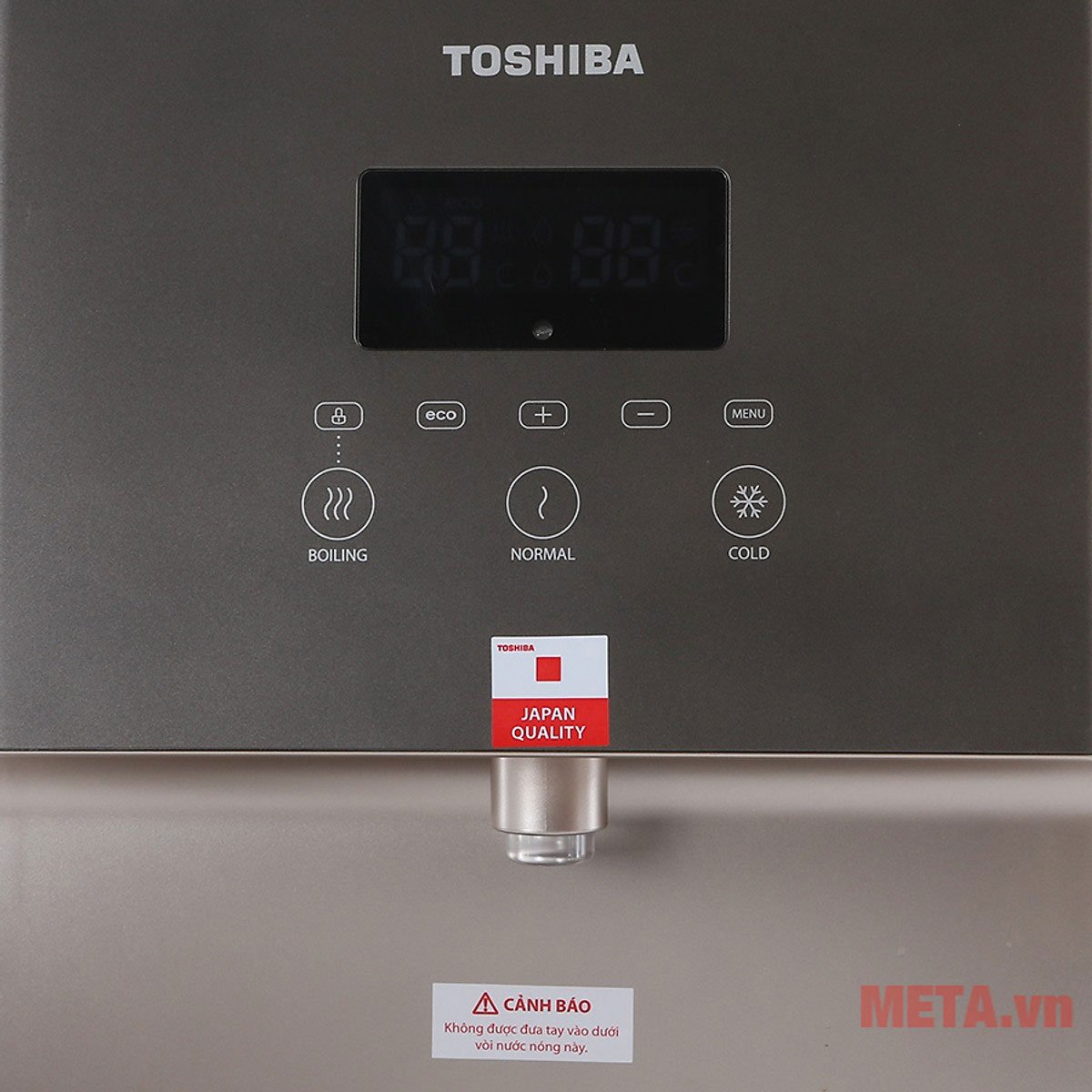 Toshiba RWF-W1830UVBV(T) có bảng điều khiển trực quan