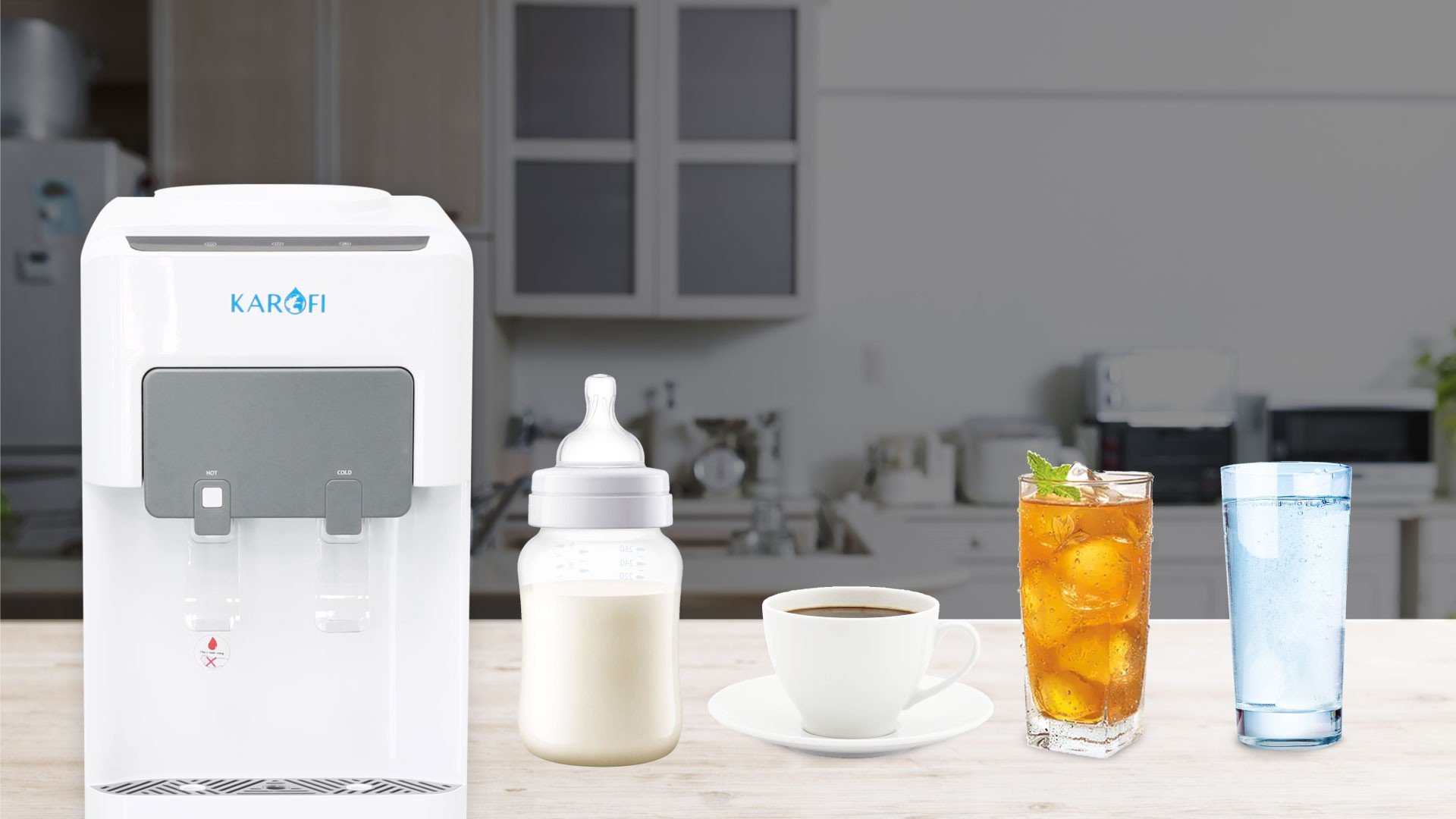 Cây nước nóng lạnh Karofi ứng dụng công nghệ làm lạnh Block